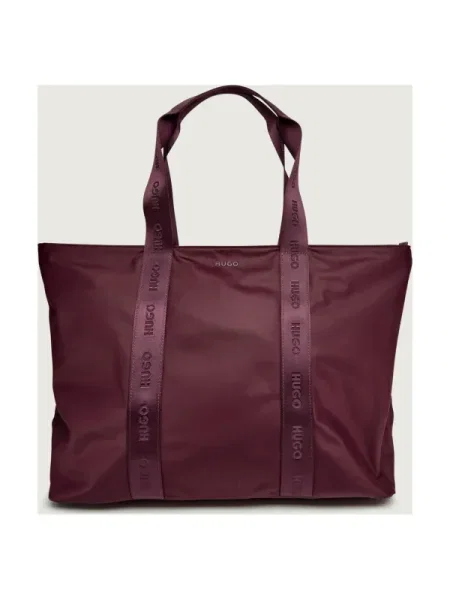 HUGO Geantă shopper Bel bordo