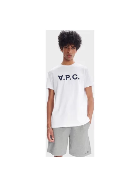 A.P.C. t-shirt t-shirt standard grand vpc GOTS biała