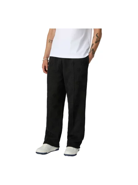 Joggery Casablanca z naszywkami czarne