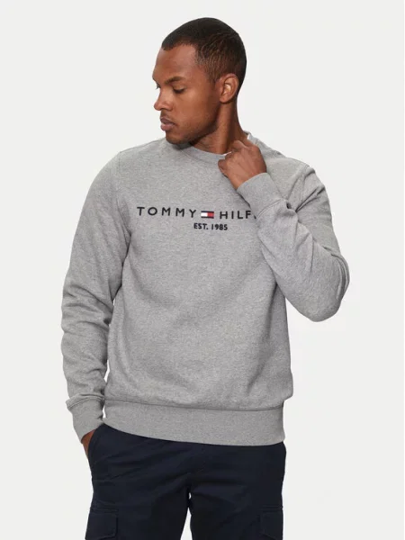 Tommy Hilfiger bluza z aplikacją szary