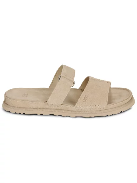 UGG Șlapi GOLDENGAZE | piele întoarsă bej