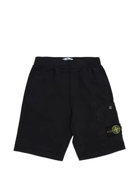 Szorty dziecięce Stone Island czarne