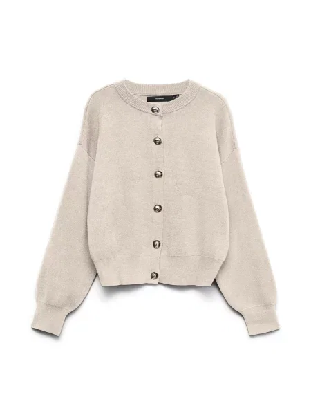 VERO MODA Πλεκτή ζακέτα VMNoella εκρού