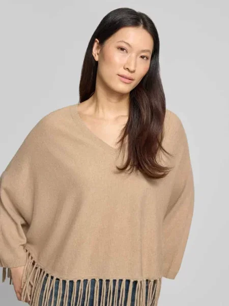 Sweter o kroju relaxed fit z mieszanki wełny z domieszką kaszmiru Herzen's