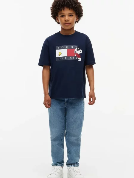 Tommy Hilfiger тениска за деца от x Peanuts