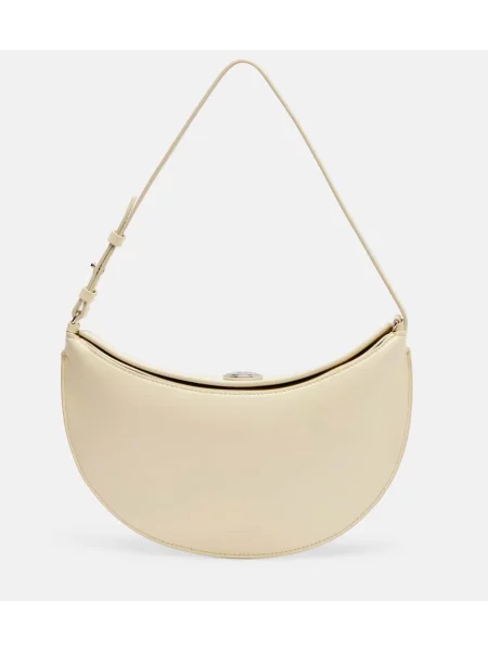 Usnjena usnjena torbica Jacquemus rumena