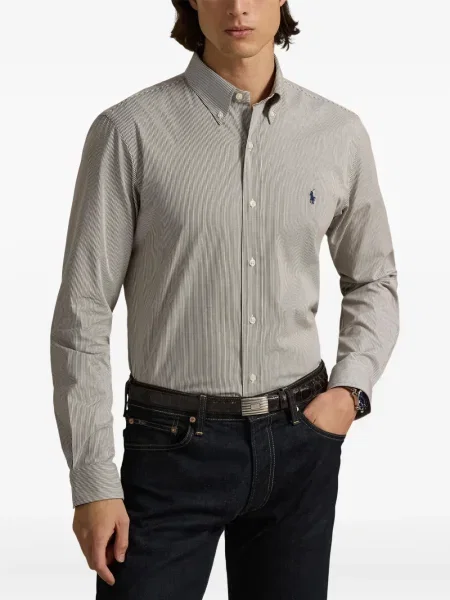Șapcă Polo Ralph Lauren cu broderie din țesătură twill în carouri albastru