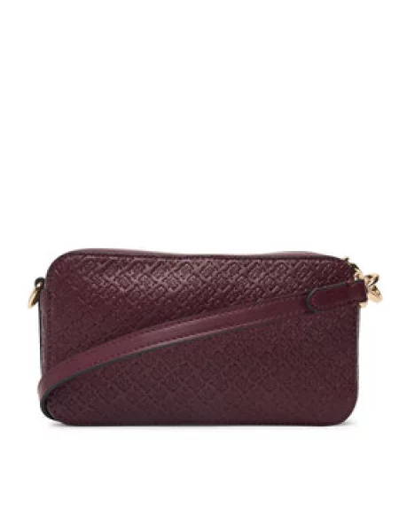 Kabelka Tommy Hilfiger Th Icon Camera Bag Mono Bordó
