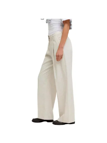 Pantaloni Jjxx cu pene bej