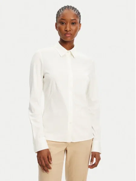 BOSS Bluză Bronta_Tuesday' alb