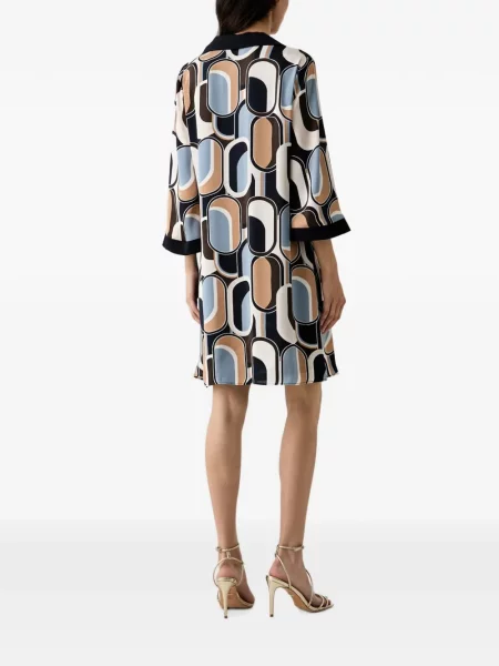 Rochie Joseph Ribkoff cu imagine cu imprimeu geometric albastru
