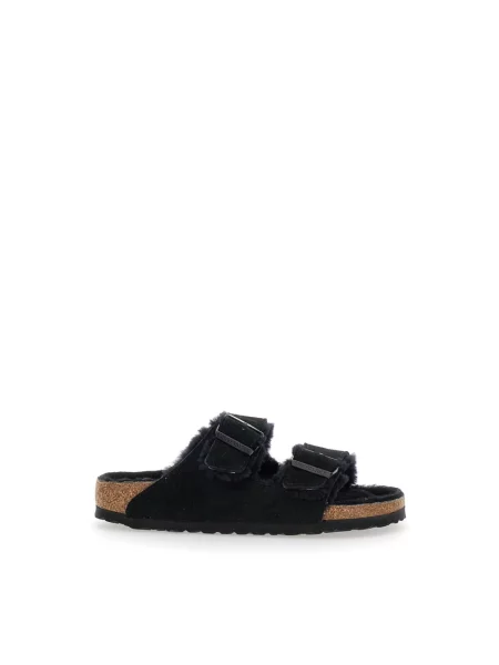 Trampki Birkenstock skórzane na sprzączkę czarne