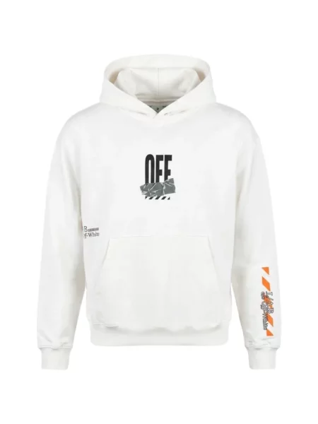 Bluza z kapturem Off-white biała