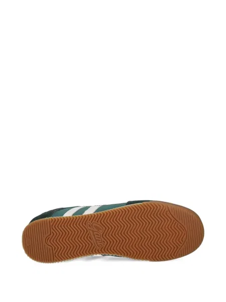 Sneakerși Gant din piele de căprioară cu dungi verde