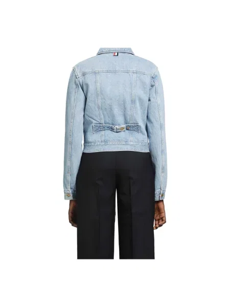 Kurtka jeansowa Thom Browne niebieska