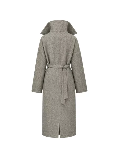 Cu centură palton Rick Owens gri