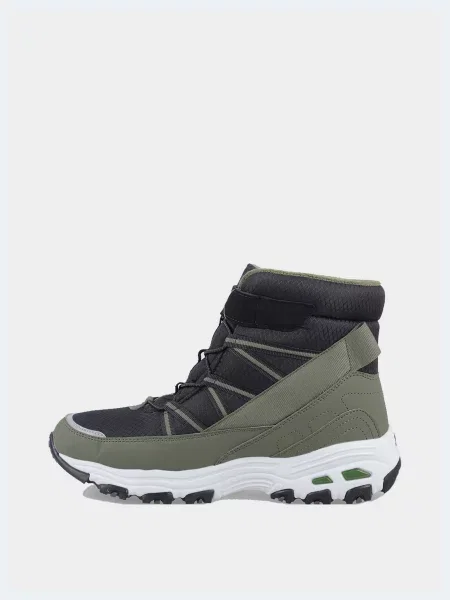 Детские ботинки Skechers серые