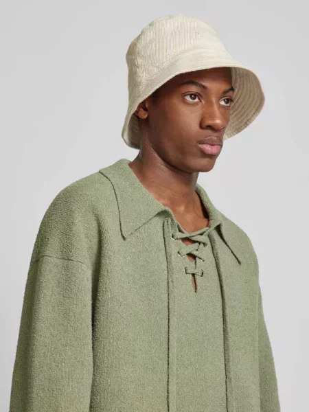 Sweter o kroju oversized z froty Nanushka zielony