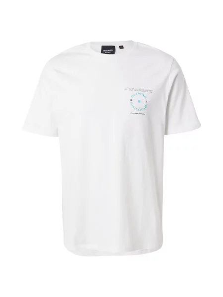 Lyle & Scott Tricou Lyle Athletic albastru deschis / galben muștar / mov vânătă alb