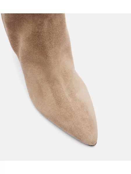 Čevlji do gležnjev Paris Texas iz semiša bež