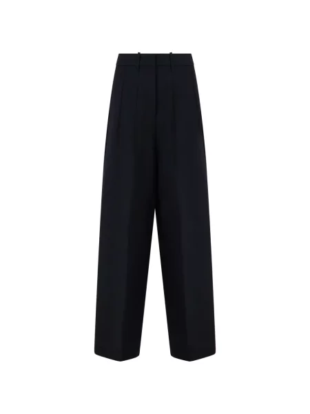 Pantaloni Nine In The Morning plisate albastru