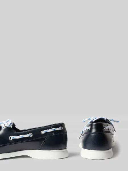 Mokasyny ze skóry z sznurowaniem Marc Cain Bags & Shoes