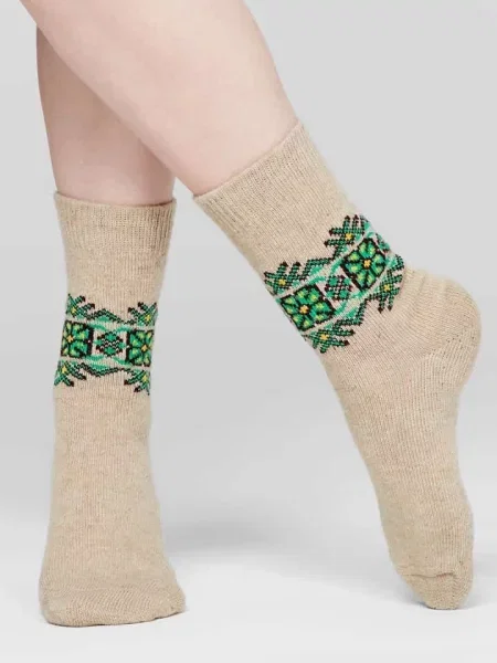Женские носочки SOCKS WOOL бежеві