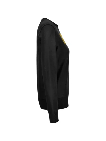 Hanorac Versace Jeans Couture cu broderie negru