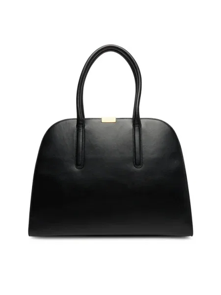 Tommy Hilfiger Дамска чанта Iconic Leather Tote черен