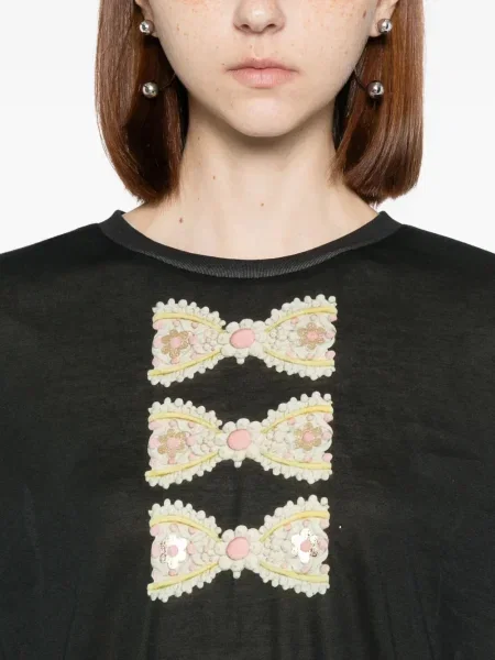 Тениска Cynthia Rowley с принт черно