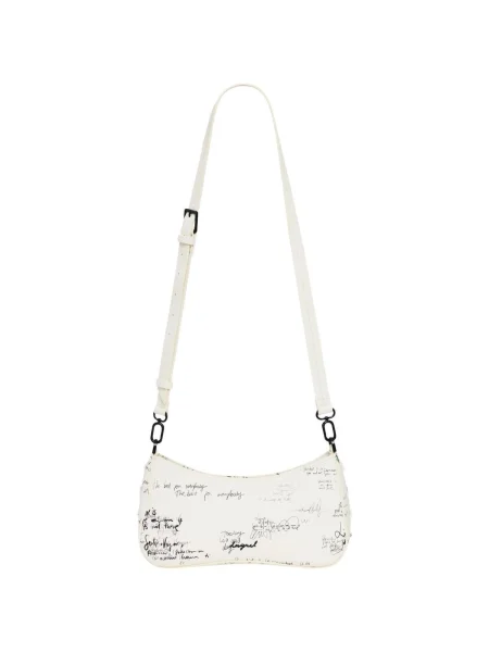 Geanta crossbody Desigual alb