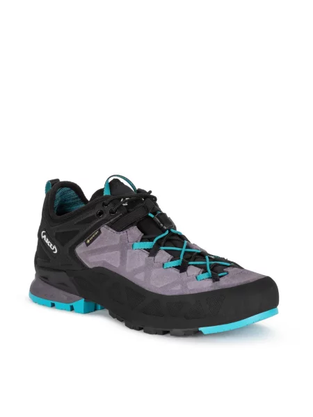 Buty sportowe trekkingowe Aku Rock Gore-tex skóra wytrzymałe czarne