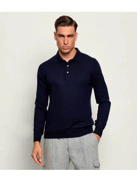 Tricou polo Gran Sasso de lână