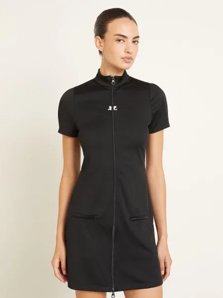 Courrèges Sukienka schwarz czarna