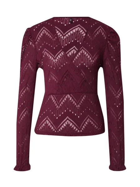 ONLY Bluză JO vin roșu