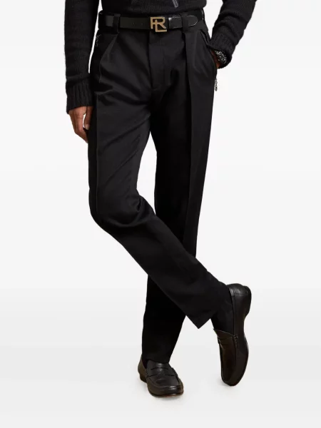 Pantaloni Ralph Lauren Purple Label plisate negru