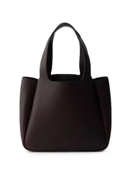 Geantă shopper Prada din piele maro