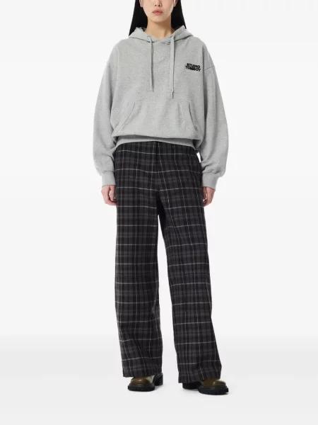 Pantaloni Studio Tomboy în carouri negru