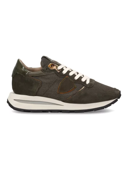 Buty do biegania Philippe Model zamszowe do biegania zielone