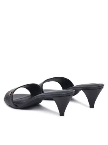 Natikače Tommy Hilfiger Th Mid Mule crna