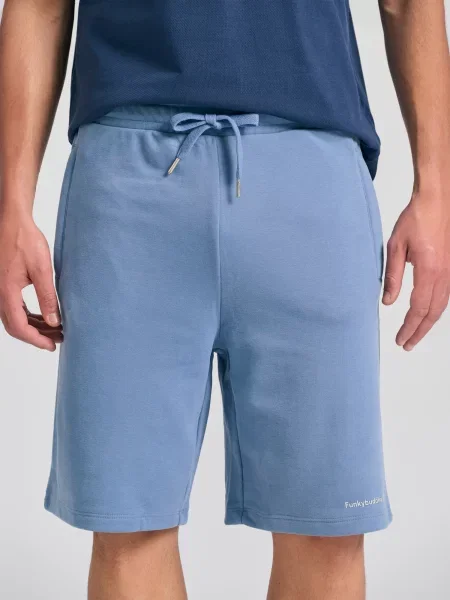 Funky Buddha Pantaloni fumuriu albastru