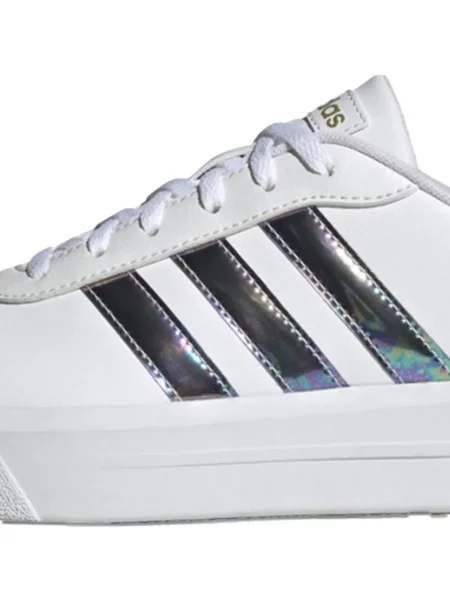 Galaxie sneakerși Adidas Lite Racer cu platformă cu picior lat albastru