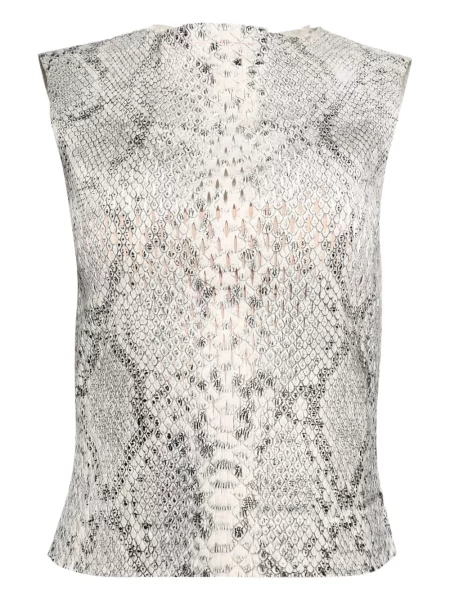 Top Alexander Wang cu imagine alb