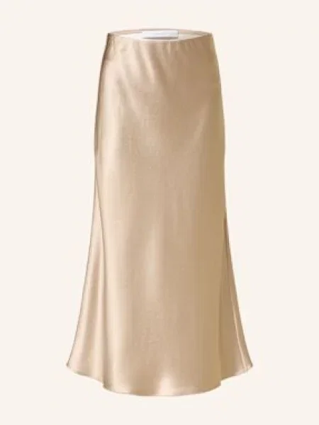 Herzen's Angelegenheit Spódnica Satynowa beige beżowa