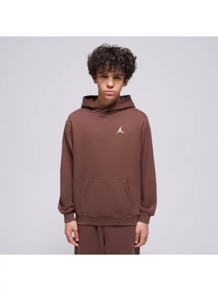 Jordan Bluza Z Kapturem Mj Brkln Flc Po Hoodie Boy brązowa