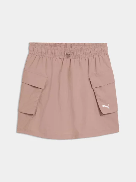 Спідниця міні PUMA Wardrobe Ess Wv Cargo Skirt комбінований верх бежевий