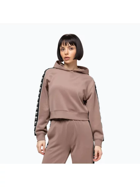 Bluză pentru femei Pitbull Verona Hooded Oversize chocolate mousse