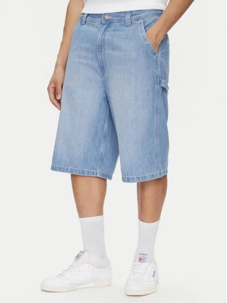 Lee Pantaloni scurți de blugi Carpenter albastru