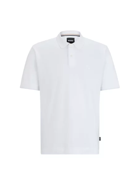 Koszulka polo Boss biała