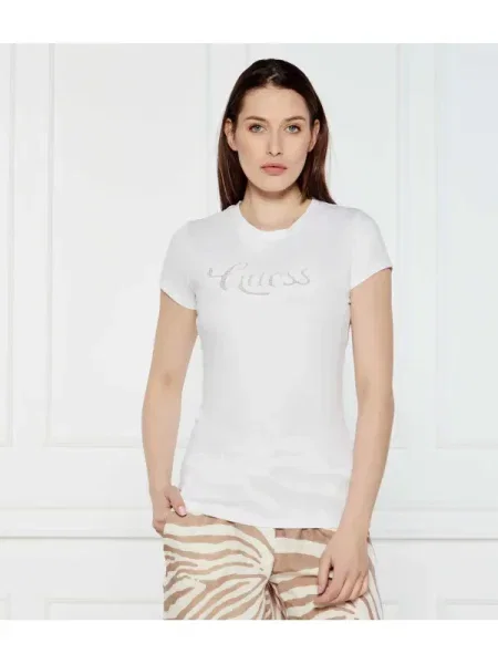 GUESS Tricou alb